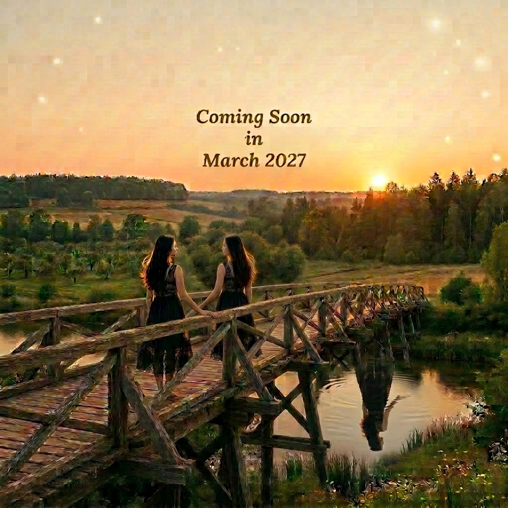 Text reading 'Coming Soon in March 2027' over a glowing city skyline at dusk.